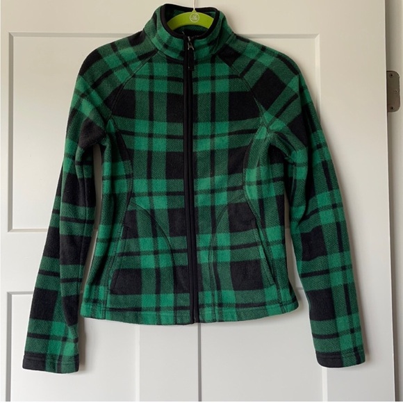 Green &  Black Plaid Women's Jacket- XS - Picture 1 of 2